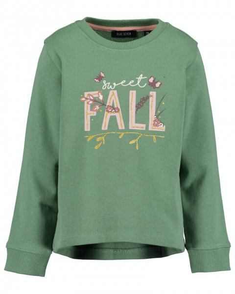 Sweater Blumen green 128